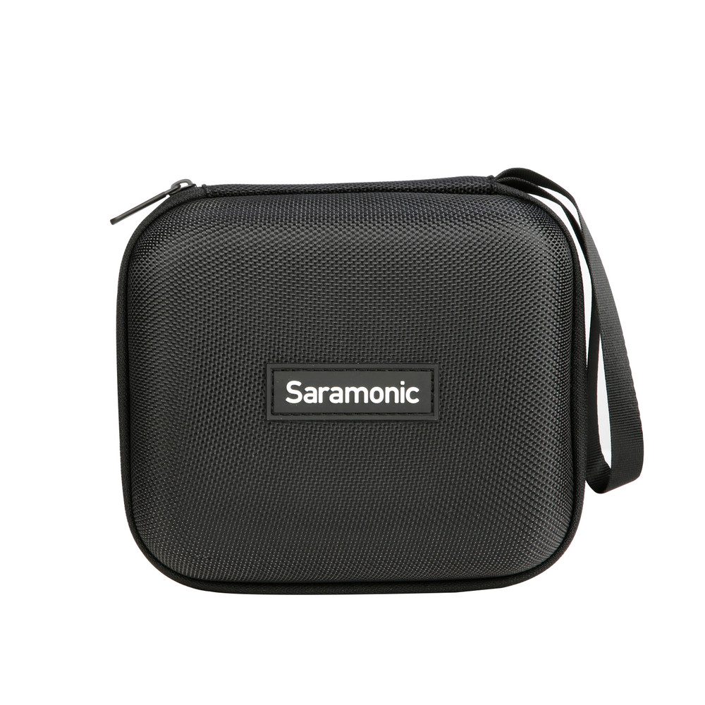 Saramonic SR-CS2 Zippered Clamshell Protective Case with Strap for Headset or Lavalier Mics & Accessories (Open Box)