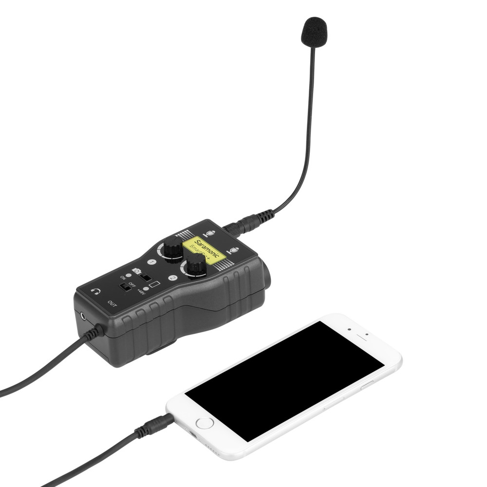 Saramonic UMIC-M2 Compact Gooseneck Mic with Locking 3.5mm Connector for Transmitters, Cams, Recorders & More (Open Box)