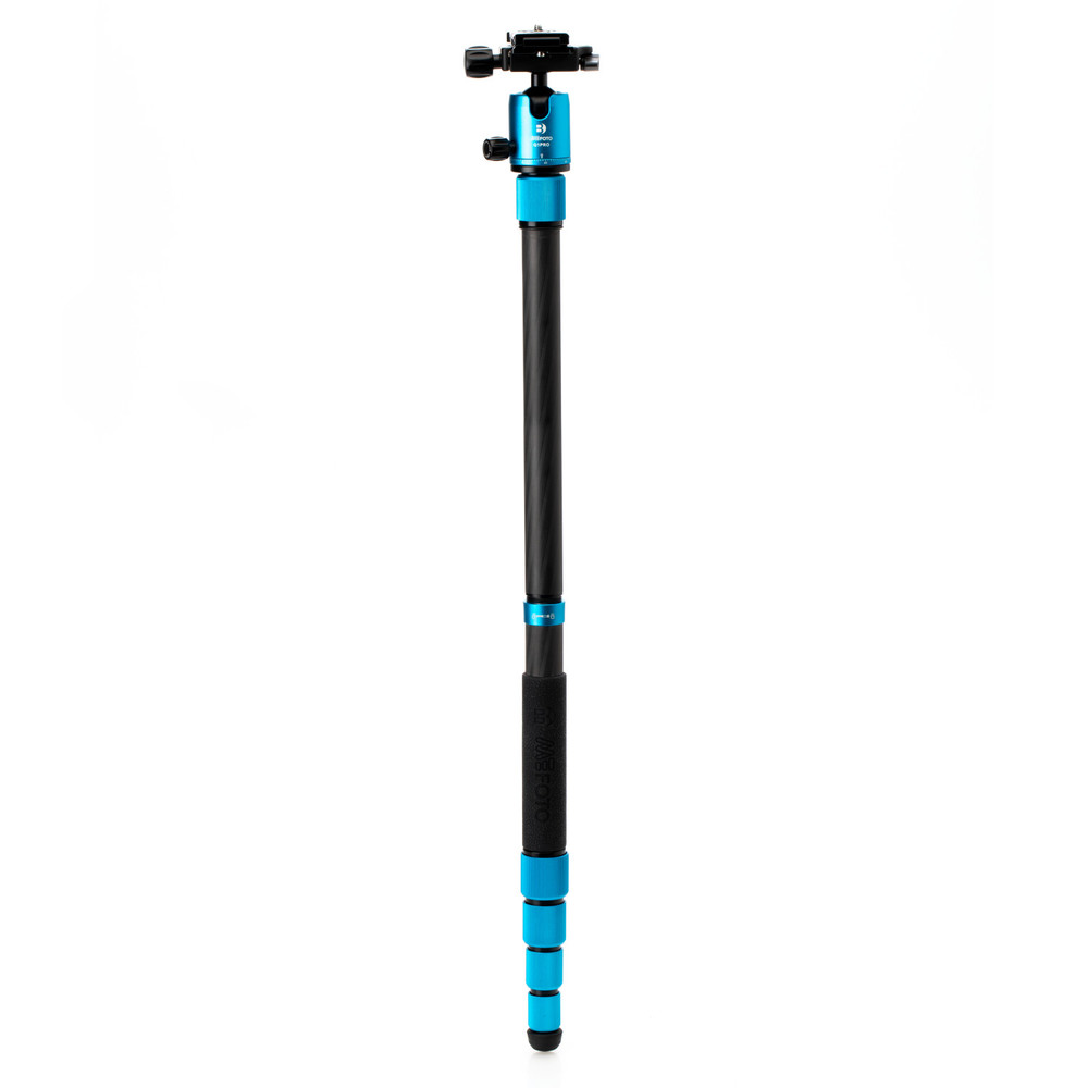 Benro MeFOTO RoadTrip PRO Carbon Fiber Series 1 (6 in 1) Tripod in Pacific Blue (Open Box)