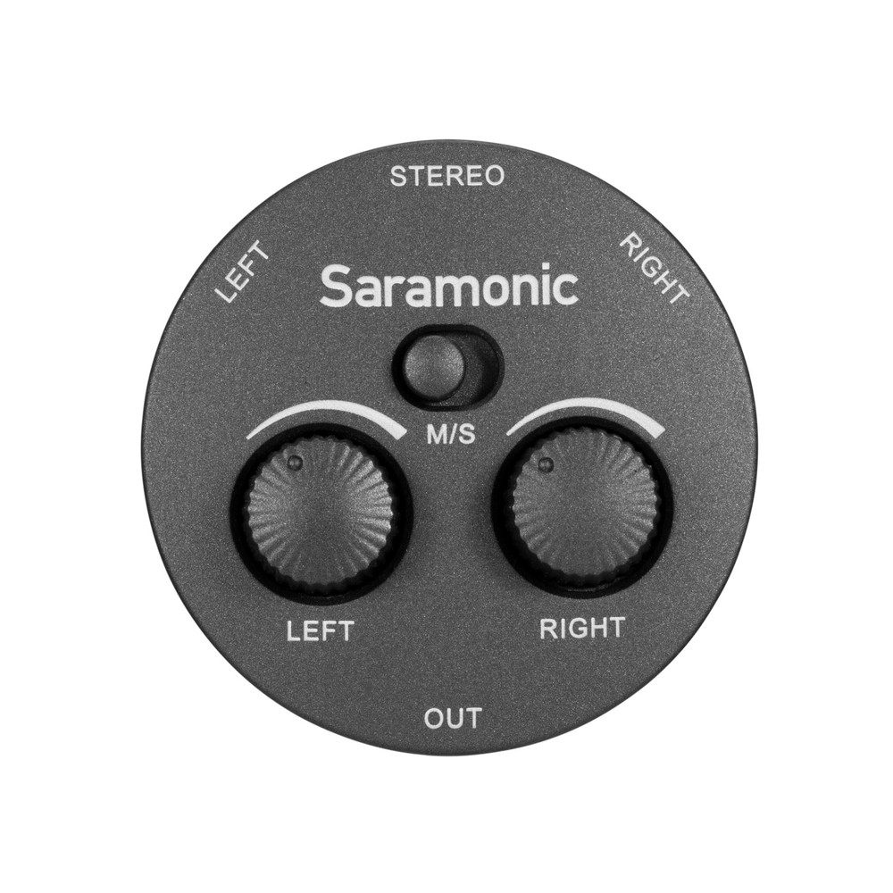 Saramonic AX1 Miniature 2-Channel 3.5mm Microphone & Audio Mixer for Cameras, Mobile Devices, Computers & more