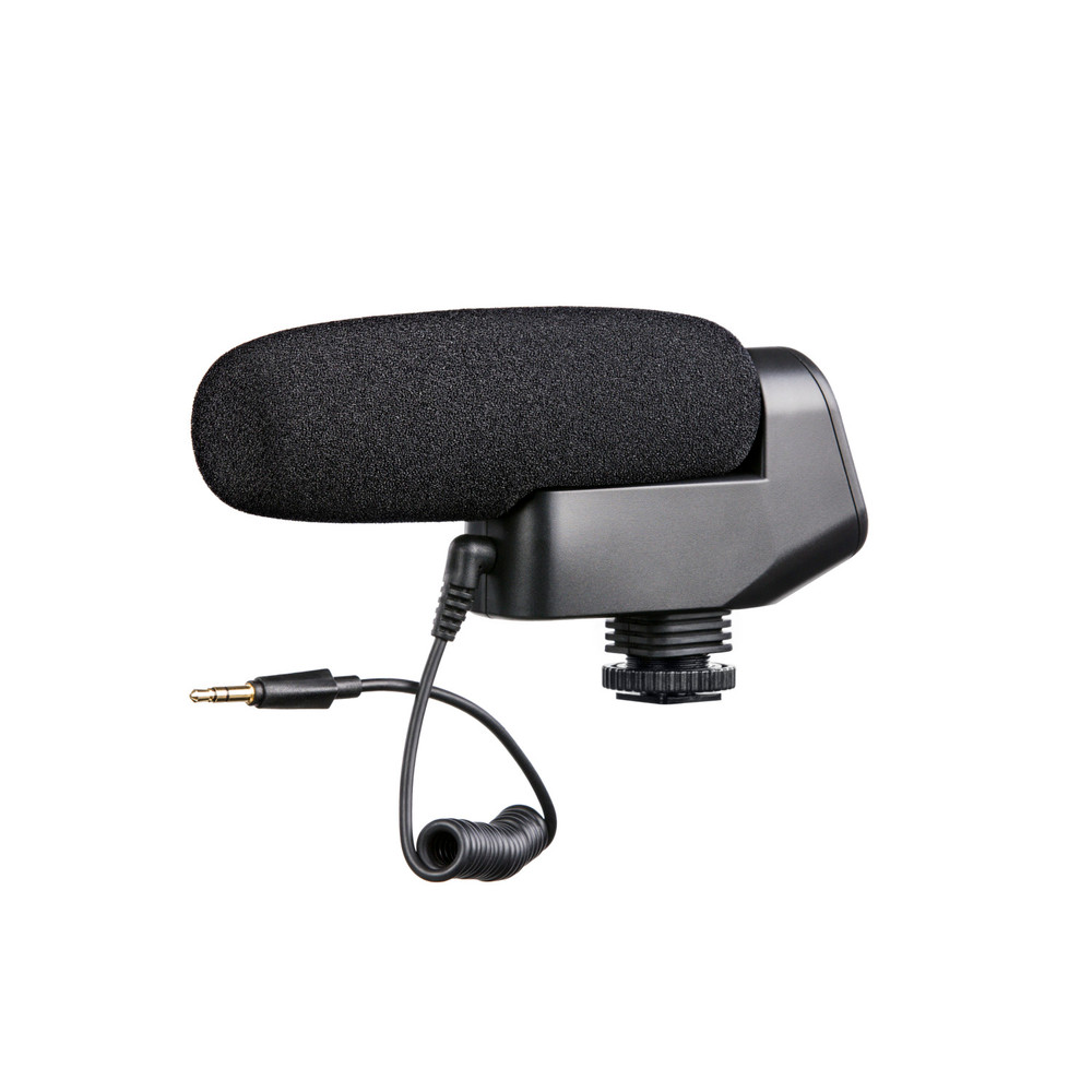 Boya BOYA BY-VM600 – Shotgun Microphone with Coiled Cable and TRS Mini-Jack Connector for recording audio to DSLRs, Mirrorless Cameras, Camcorders, and Video Cameras (Open Box)