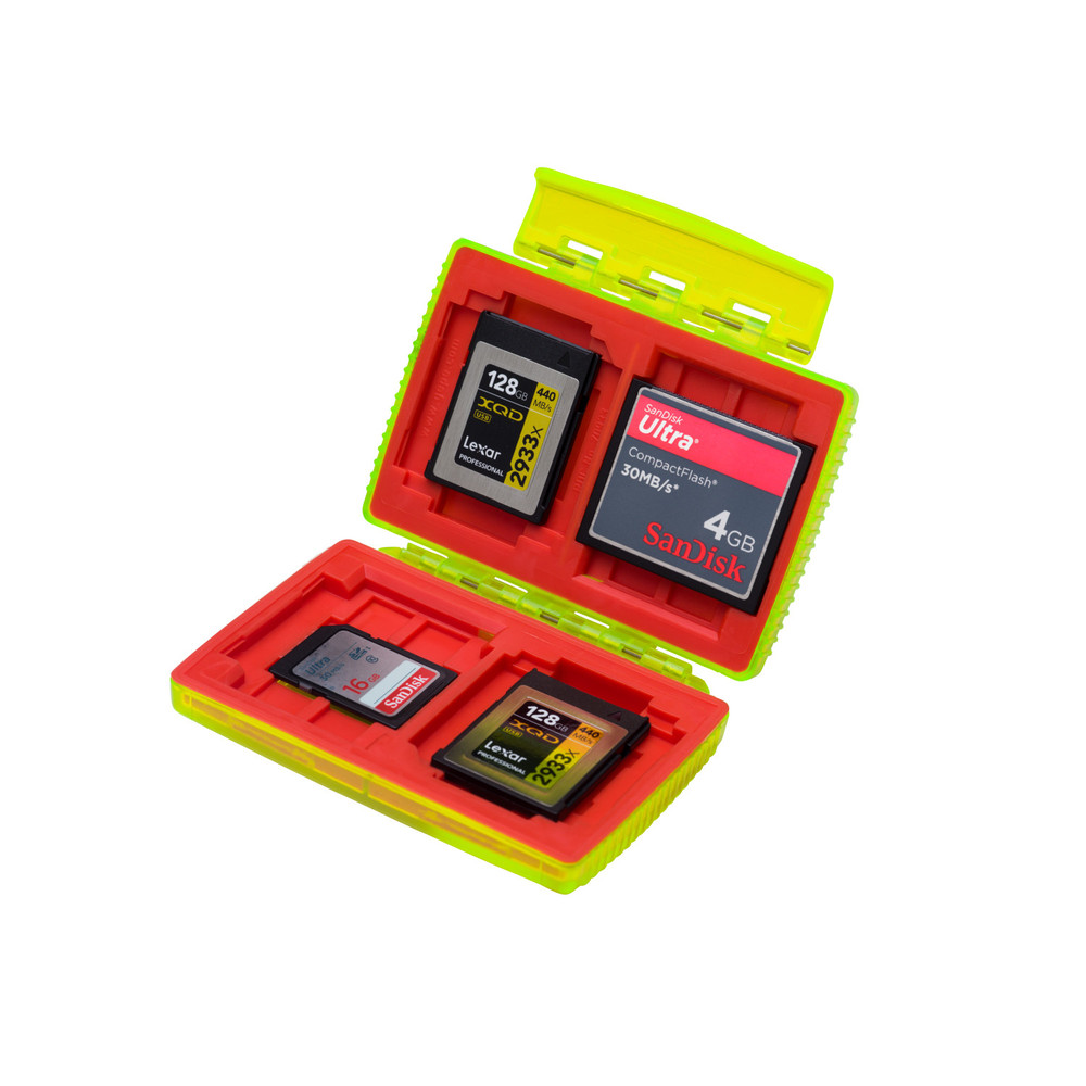 Gepe CardSafe Extreme All-in-One for Compact Flash, SD, SmartMedia, Memory Stick, and Micro SD - Neon (Open Box)