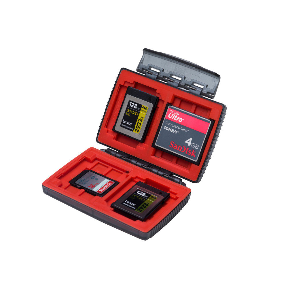 Gepe CardSafe Extreme All-in-One for Compact Flash, SD, SmartMedia, Memory Stick, and Micro SD - Onyx (Open Box)