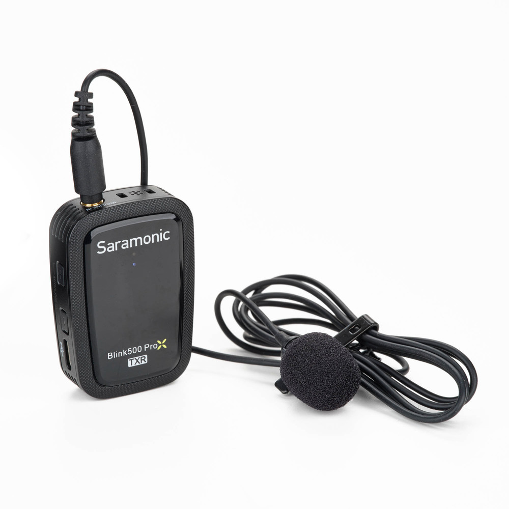 Saramonic Blink 500 ProX TXR Transmitter w/ On-Board Recording & Lavalier for ProX RX, RXDi & RXUC Receivers