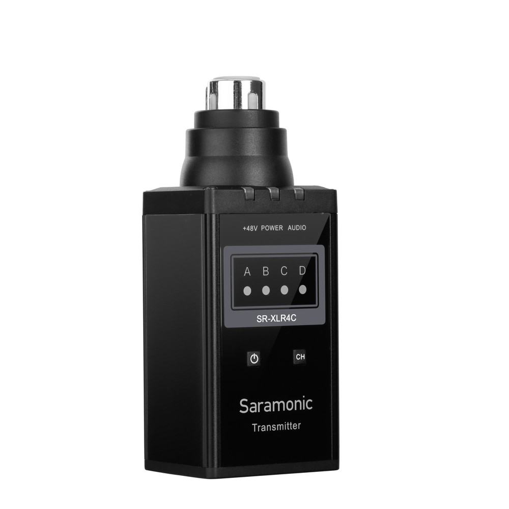 Saramonic SR-XLR4C VHF XLR Plug-On Transmitter with +48v Phantom Power for SR-WM4C System