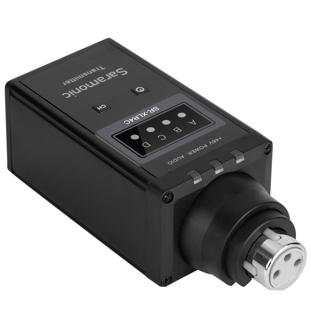 Saramonic SR-XLR4C VHF XLR Plug-On Transmitter with +48v Phantom Power for SR-WM4C System
