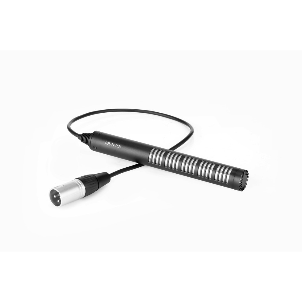 Saramonic SR-NV5X Short Professional Directional Shotgun Mic w/ Integrated XLR Cable, Foam & Furry Windscreens (Open Box)