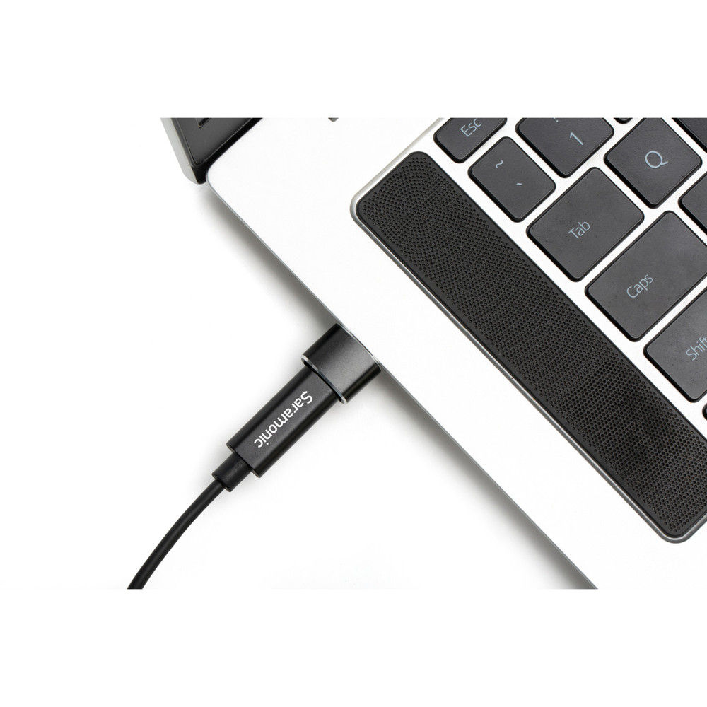 Saramonic SR-EA5 USB-C Interface w/ 3.5mm TRS Mic In, 2x Headphone Out, Mute, Noise Cancelation & USB Adapter (Open Box)