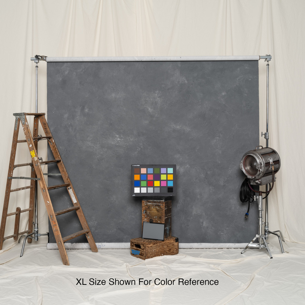 Gravity Backdrops Mid Gray Mid Texture LG (Open Box)