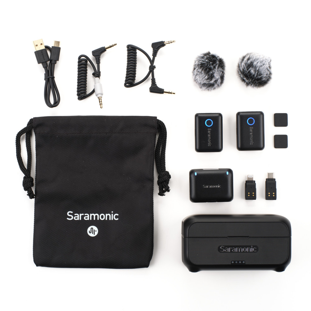 Saramonic Blink 500 B2+ Micro 2-Person Digital Wireless Microphone System for Cameras, Smartphones & Computers