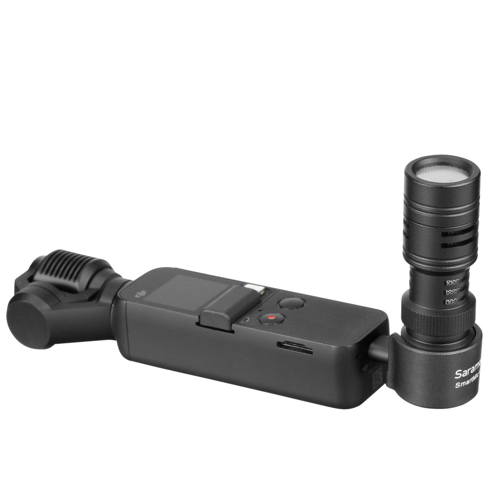 Saramonic SmartMic+OP Compact Omnidirectional Mic for the DJI Osmo Pocket & Pocket 2 w/ USB-C & Headphone Out (Open Box)