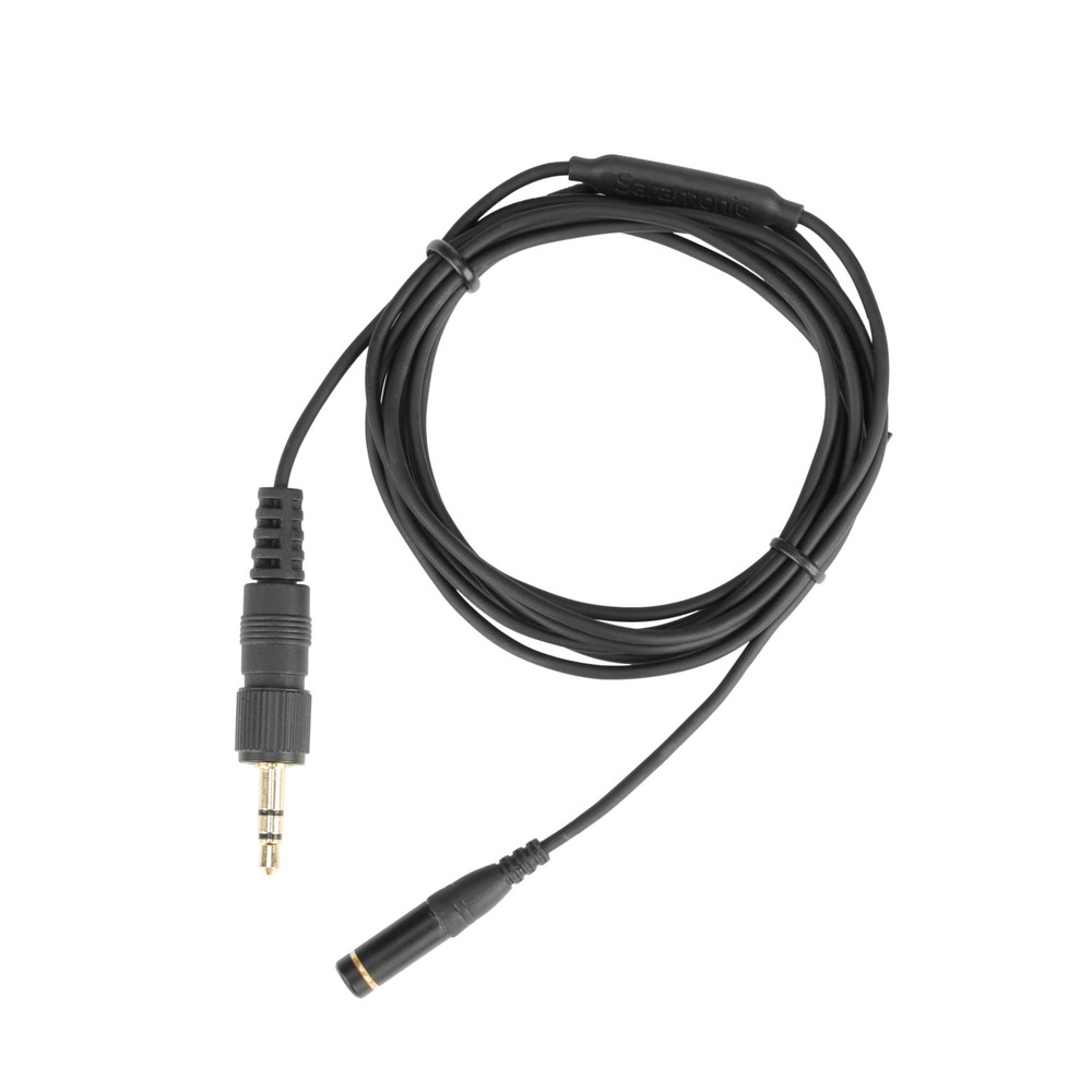 Saramonic DK3B Omnidirectional Lavalier Microphone w/ Locking 3.5mm TRS for Sony UWP, UWP-D & WRT Transmitters (Open Box)