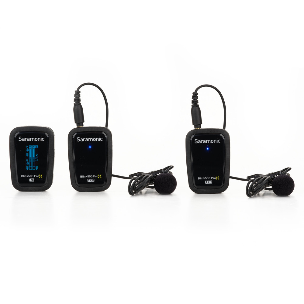 Saramonic Blink 500 ProX B2R 2-Person Wireless Clip-On Microphone System with On-Board Recording & Lavaliers (Open Box)