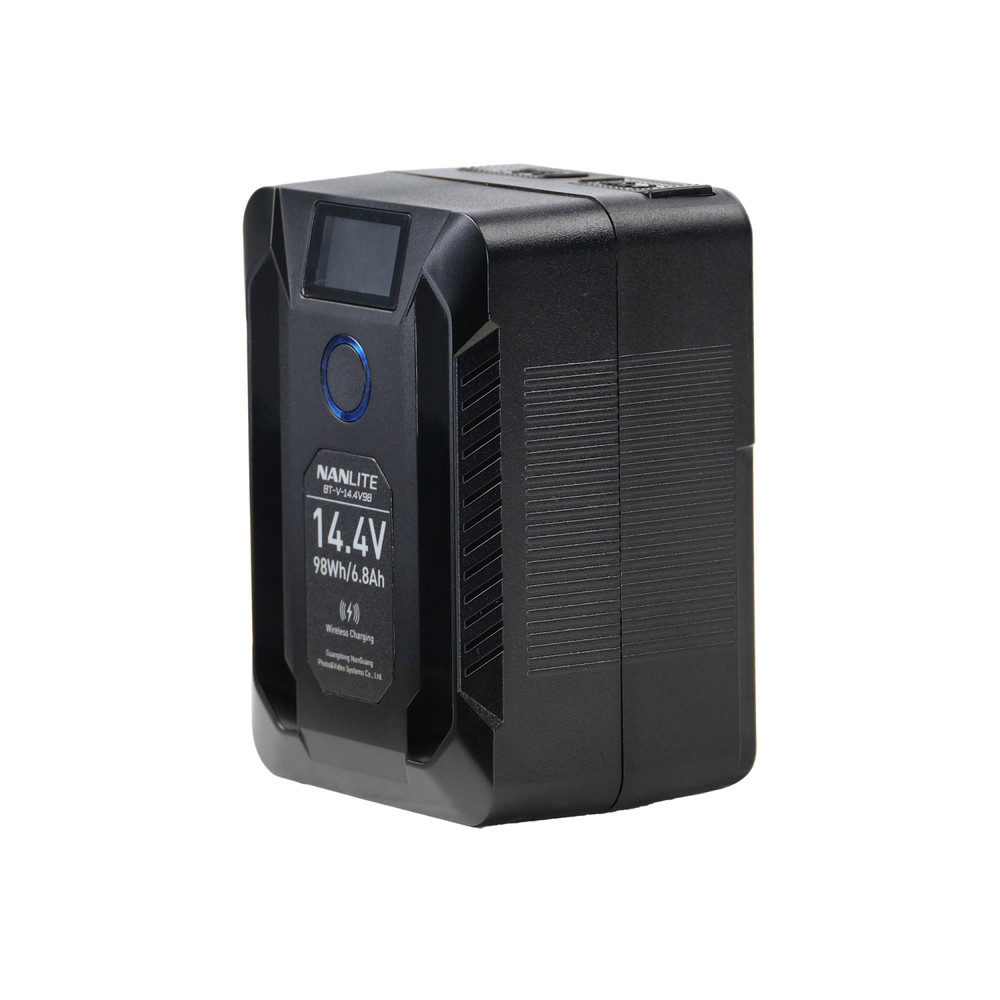 Nanlite BT-V-14.4V98 Mini V-Mount Battery 14.4V 98Wh Li-ion Nanlite BT-V-14.4V98 Mini V-Mount Battery 14.4V 98Wh Li-ion