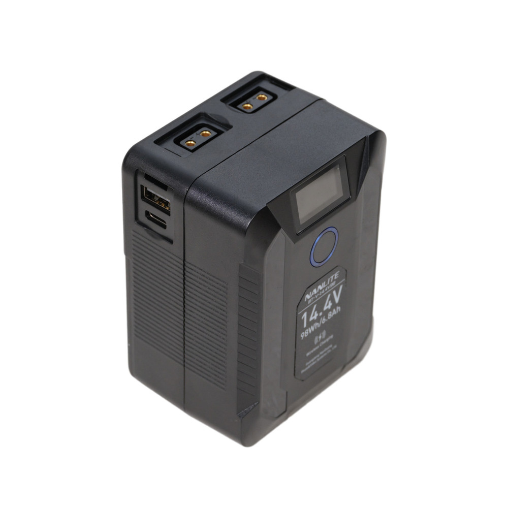 Nanlite BT-V-14.4V98 Mini V-Mount Battery 14.4V 98Wh Li-ion