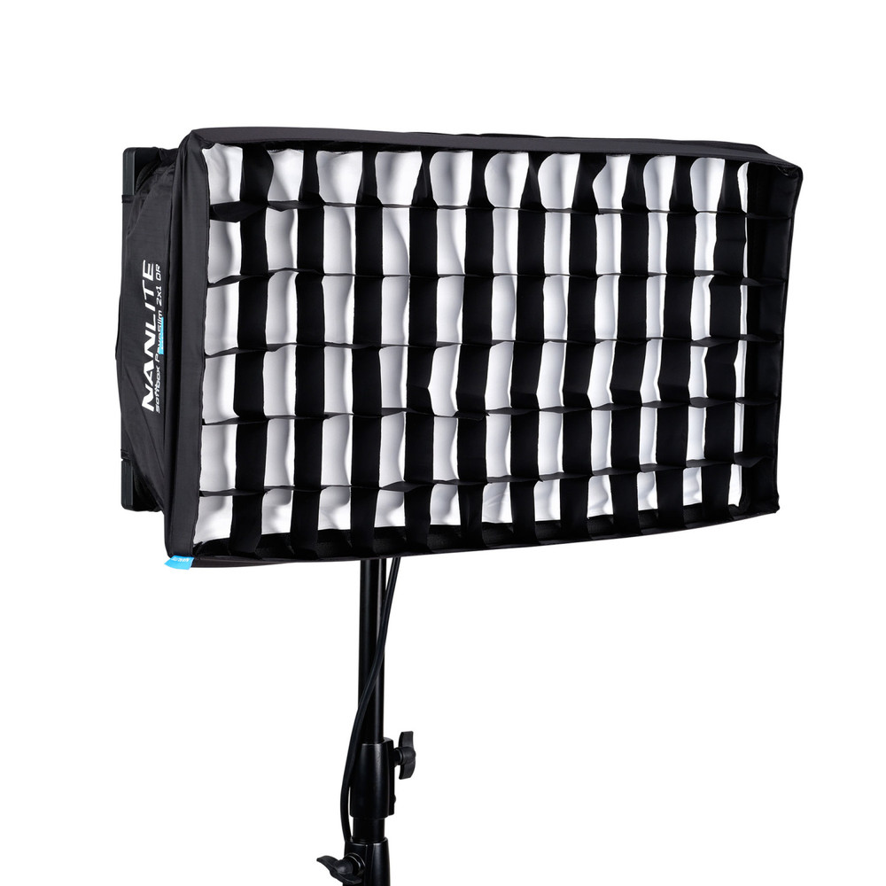 Nanlite PavoSlim 120B 2x1 Bi-Color LED Panel Light with Quick-Open Softbox