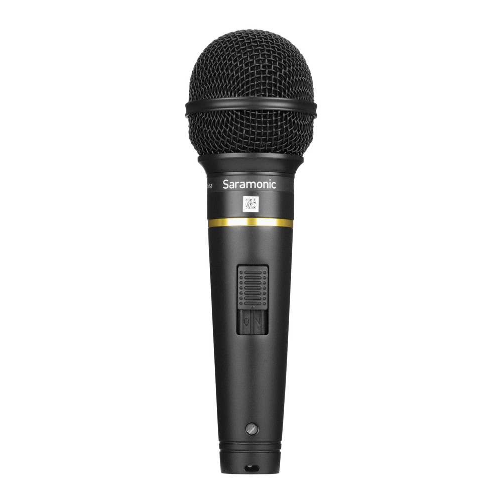 Saramonic SR-MV58 Dynamic Handheld Mic for Live & Studio Recording w/ Windscreen, Clip & XLR to 1/4" Mic Cable