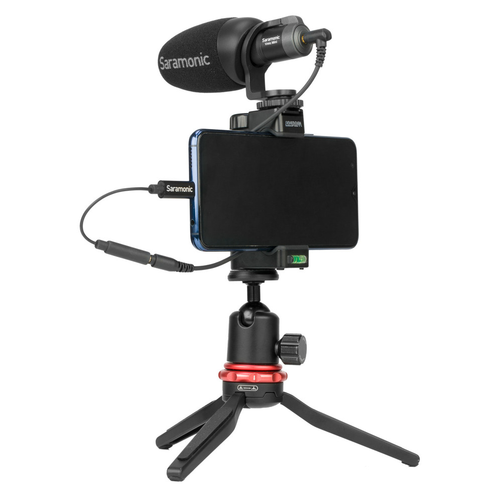 Saramonic SR-C2003 Female 3.5mm TRS Microphone In to USB-C Adptr for iPhone 15, Android, Computers, iPad (M/S)
