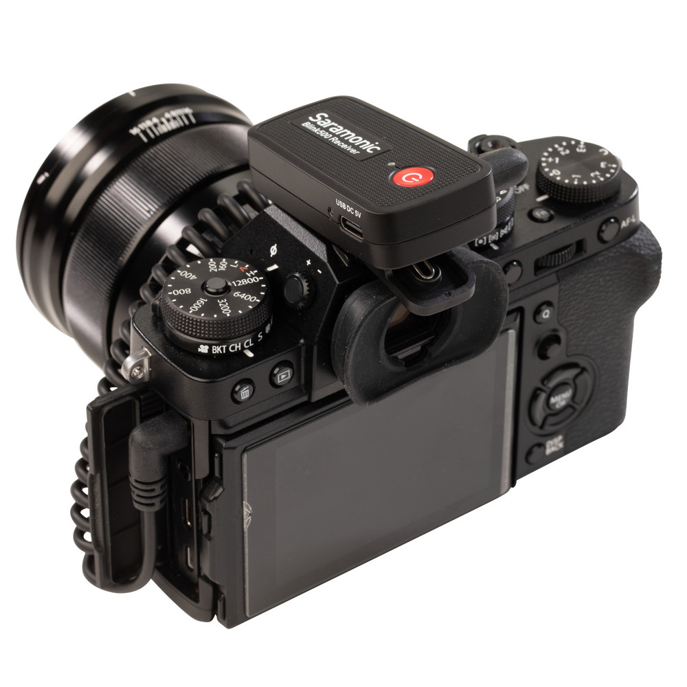 Saramonic Blink 500 RX Dual Camera-Mountable Receiver for Blink 500 Pro Transmitters with TRS & TRRS Cables (Open Box)