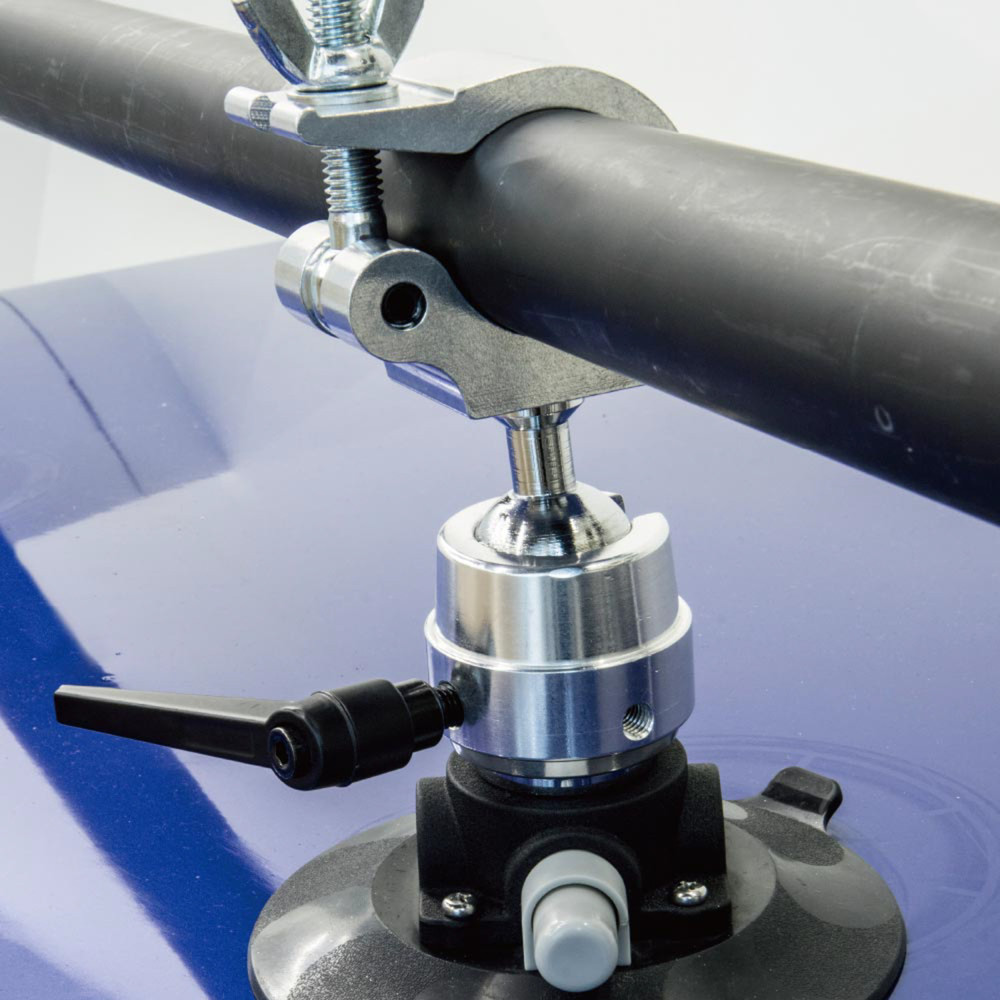 Kupo Kupo 6in Metal Pump Suction Cup with Swivel Coupler for 2in Pipe