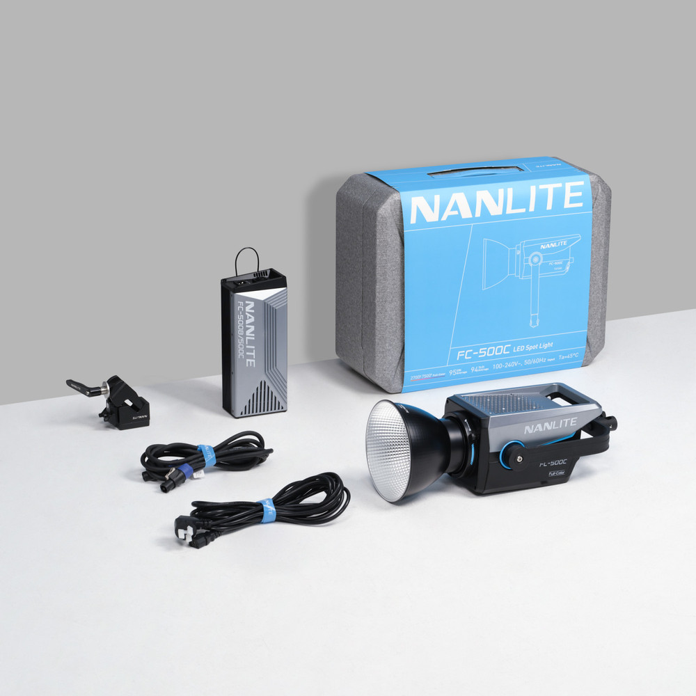 Nanlite FC-500C RGBW Color LED Spotlight (Open Box)