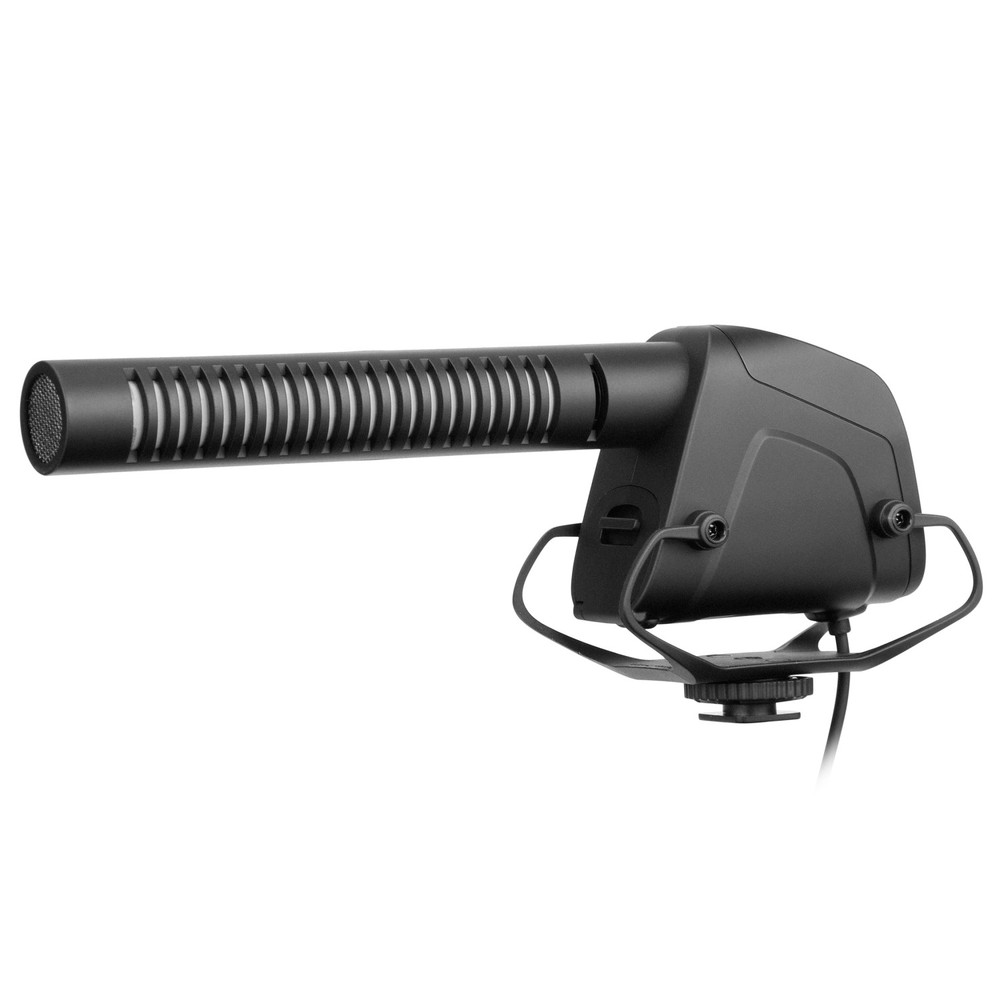 Saramonic SR-VM4 AA-Powered Supercardioid On-Camera Shotgun Mic w/ 3-Stage Level Control & 75Hz Low-Cut Filter