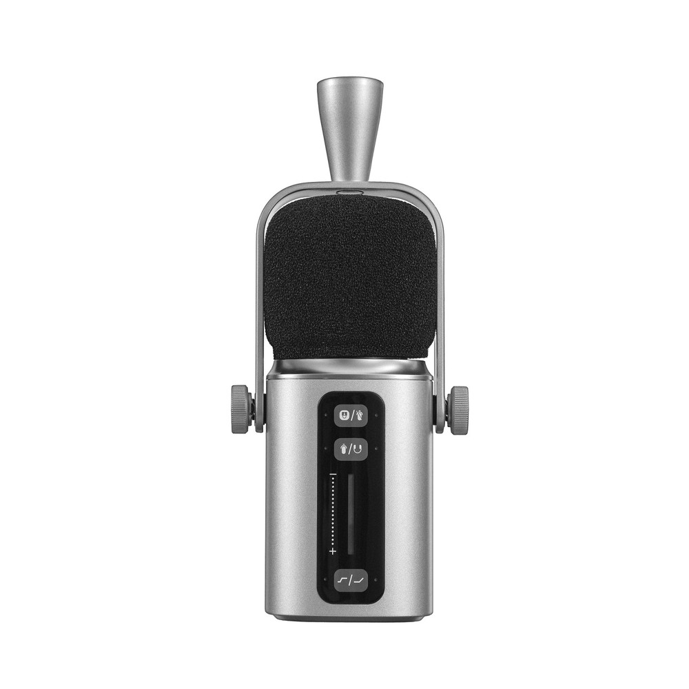 Saramonic SR-BV3 Large Diaphragm Dynamic Podcast Mic w/ XLR, USB-C & Headphone Outs, Touch Control & More
