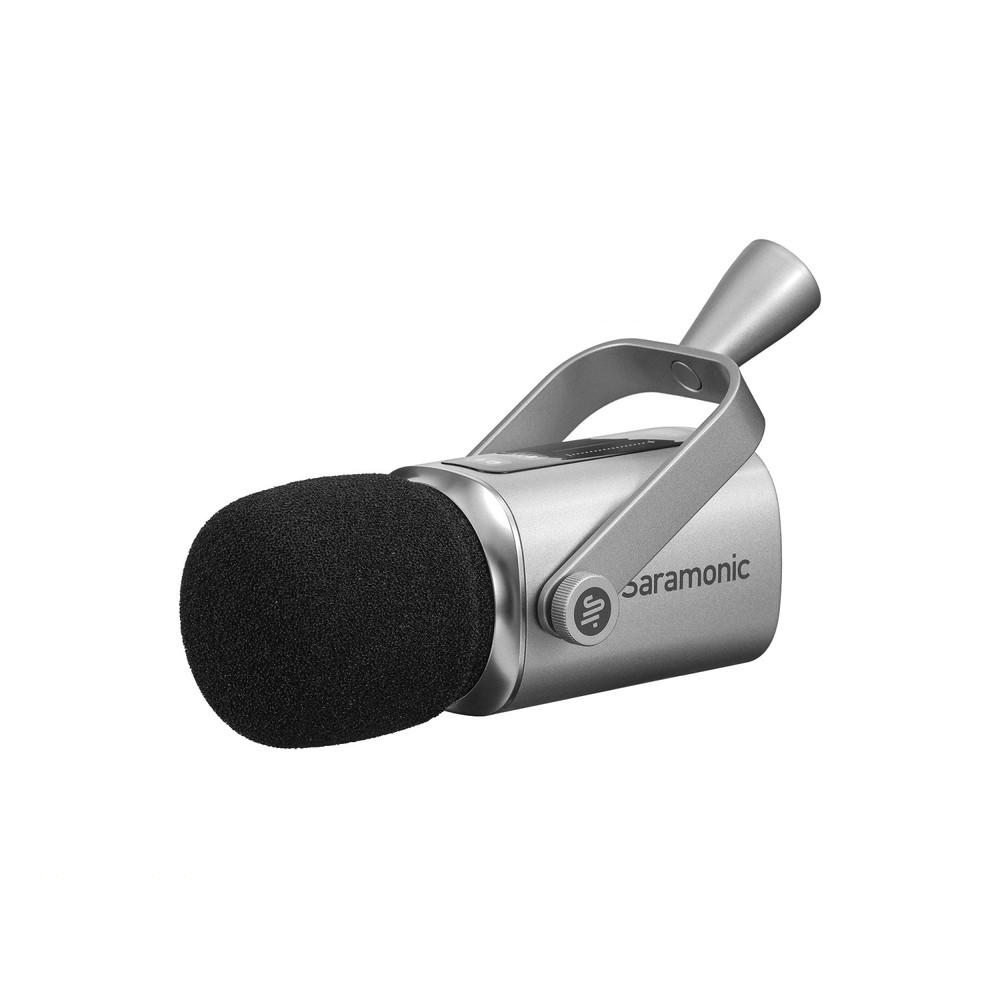 Saramonic SR-BV3 Large Diaphragm Dynamic Podcast Mic w/ XLR, USB-C & Headphone Outs, Touch Control & More