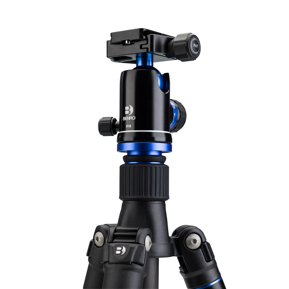 Benro Benro Travel Angel 9X CF Series 2 Tripod Kit, 4 Section, Twist Lock, V1 Head, Monopod Conversion (Open Box)