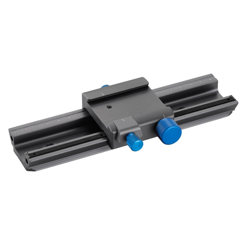 NOVOFLEX Focusing rail dove tail clamping, parallel ARCA-compatible (Open Box)
