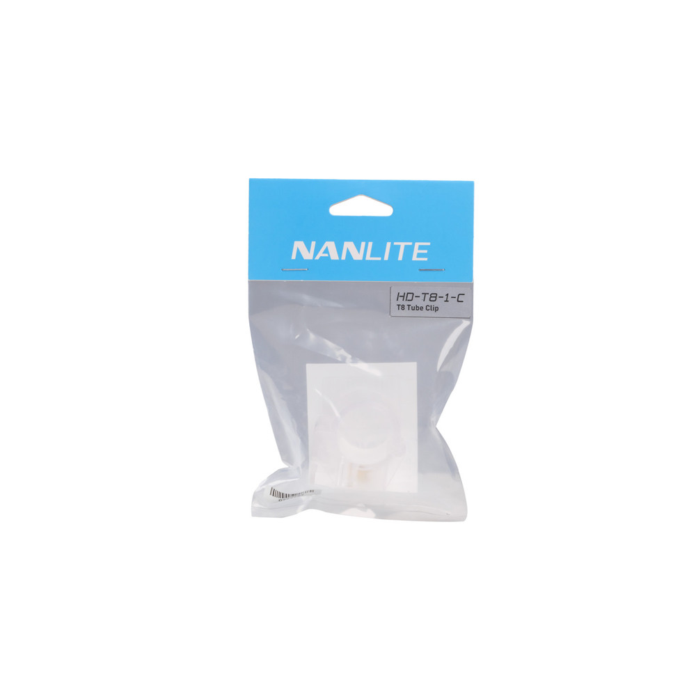 Nanlite Transparent LED Tube Mounting Clip for PavoTube T8-7X