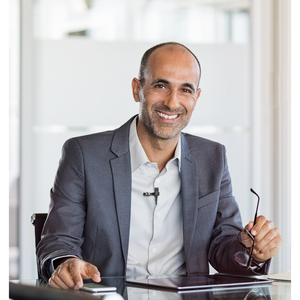 Saramonic DK4D Professional Broadcast Omni Lavalier Mic w/ TA5F for Lectrosonics Transmitters & Recorders