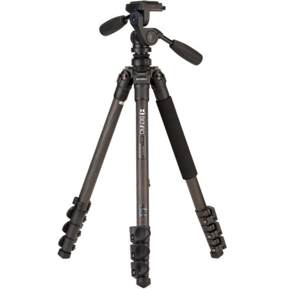 Benro TAD18CHD1 Series 1 Adventure Carbon Fiber Tripod with HD1 3-Way Pan/Tilt Head (Open Box)
