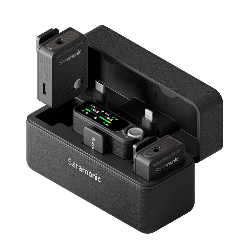 Saramonic Ultra | Universal Dual Wireless Mic System with 32-bit Recording, Timecode, Noise Cancelling, IPX5