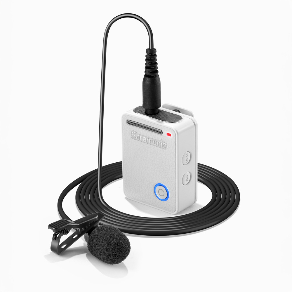 Saramonic Ultra | Dual Wireless Mic System with 32-bit Recording, Timecode, Noise Cancelling & Lavs (White)