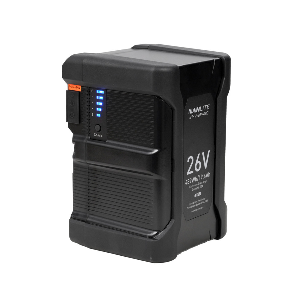 Nanlite BT-V-26V489 V-Mount Battery 26V 489Wh Li-ion (Open Box)