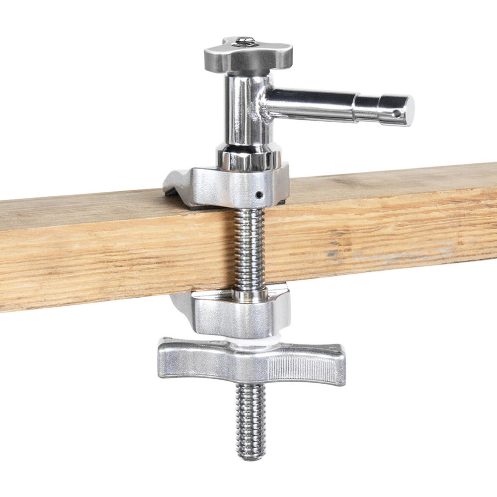 Kupo Right-Angle Super Viser Center Jaw Clamp with Baby Pin (Open Box)