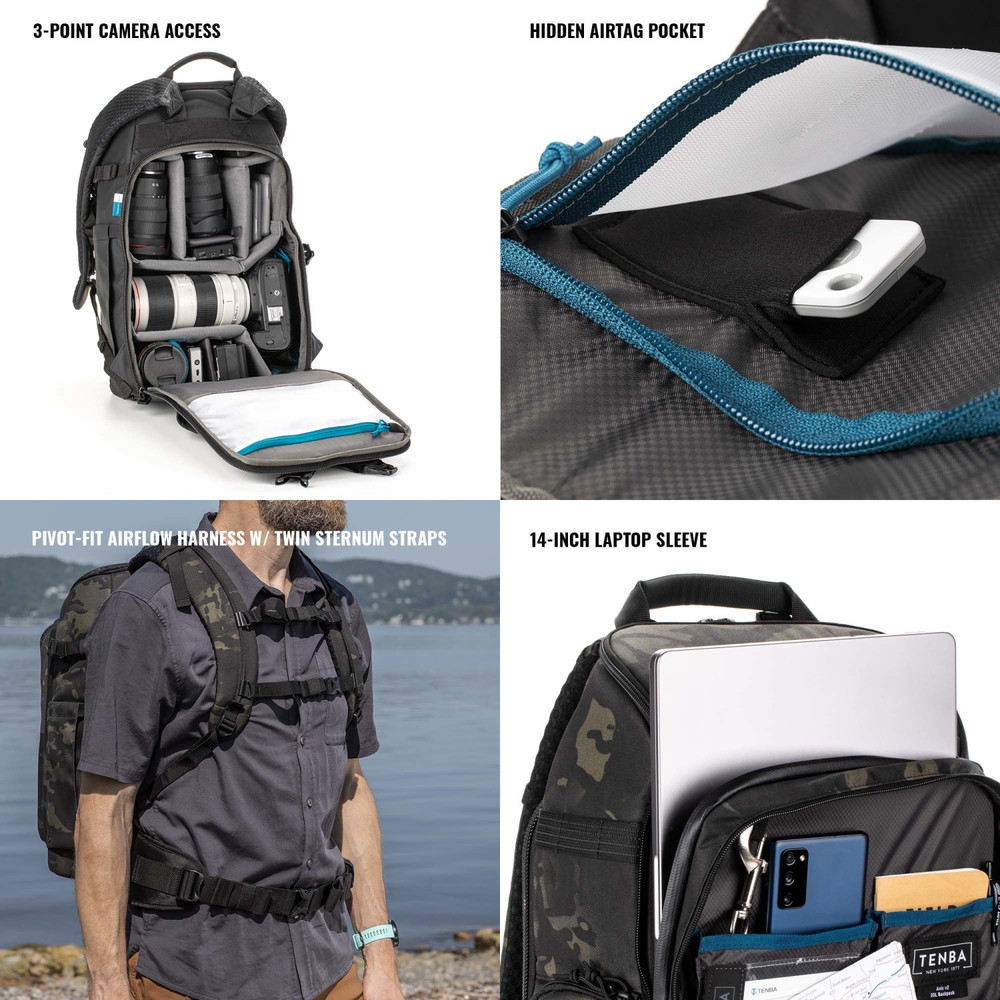 Tenba Axis v2 20L Backpack - MultiCam Black (Open Box)
