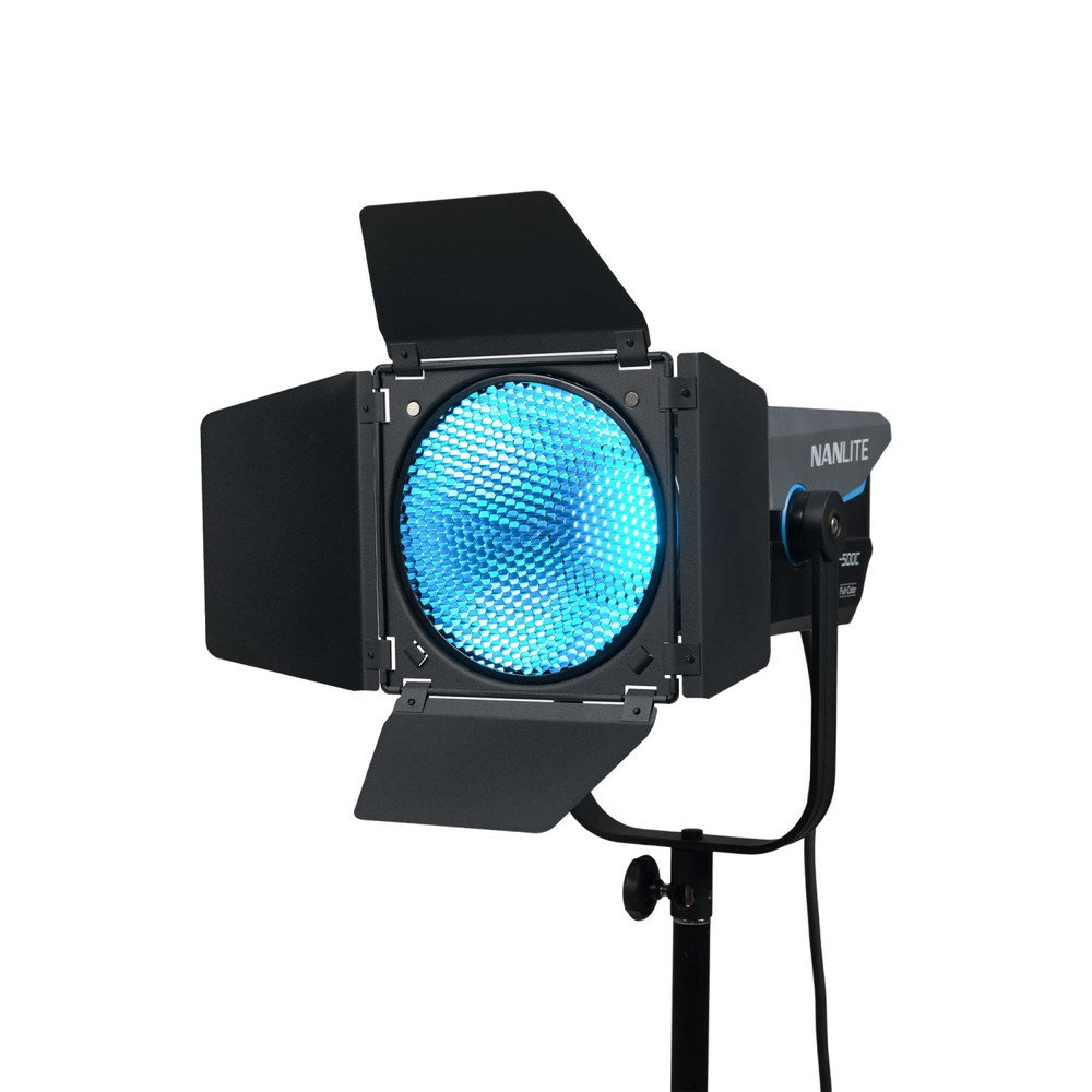 Nanlite Barndoors and Grid for the RF-BM Bowens-Mount Reflector
