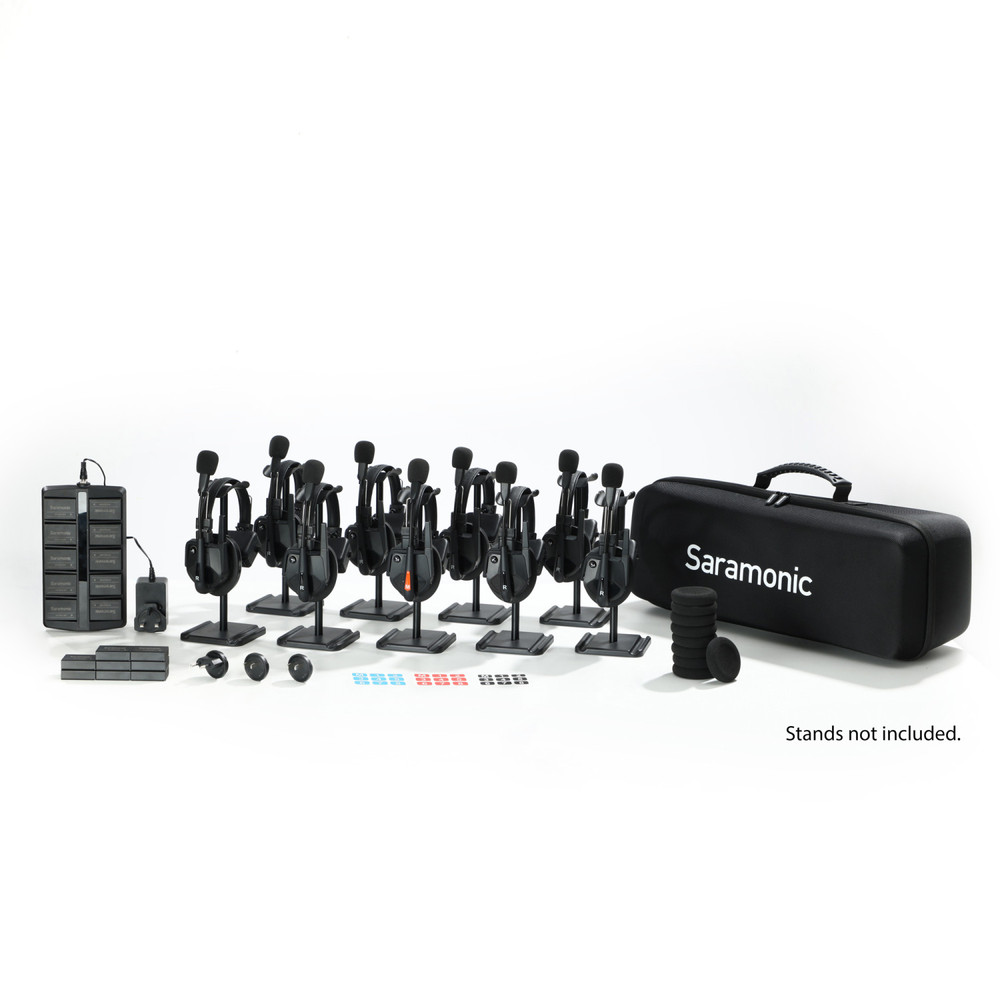 Saramonic WiTalk9-9S Advanced 9-Person Wireless Single-Ear Headset Intercom System (Open Box)