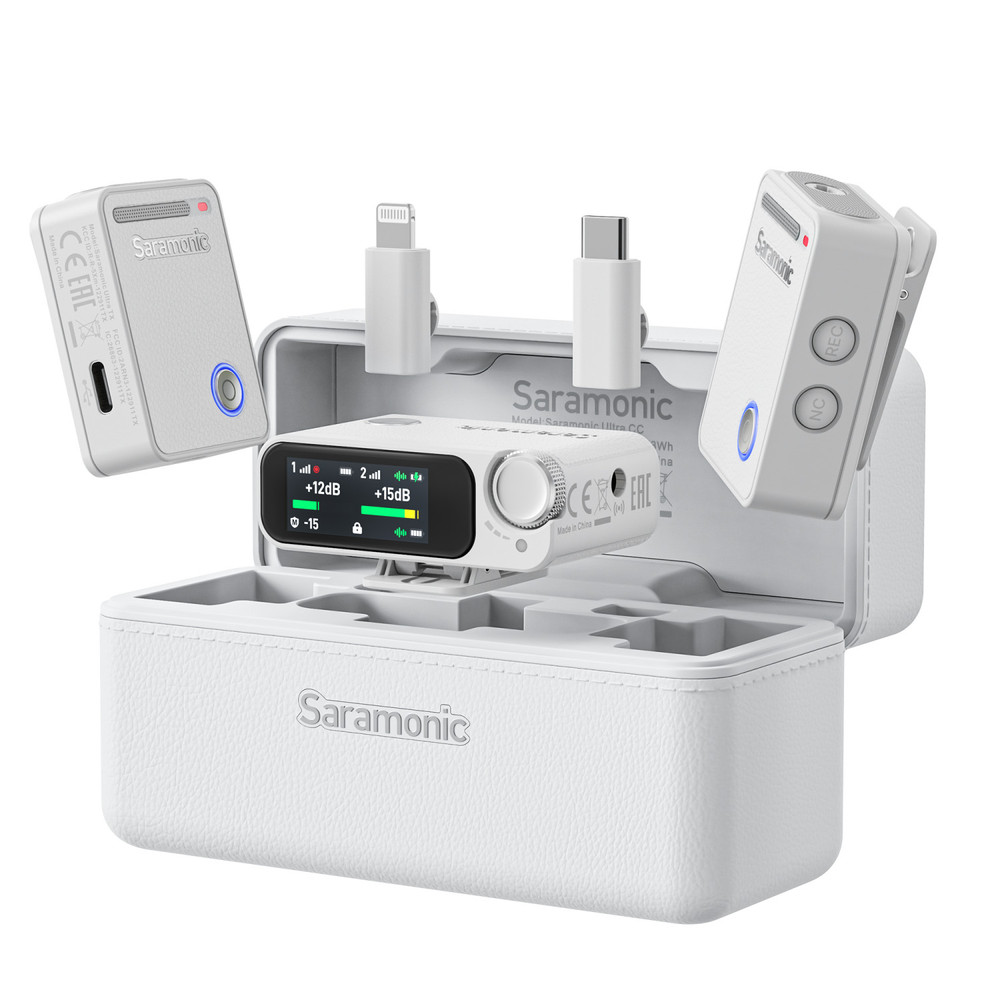 Saramonic Ultra | Dual Wireless Mic System (White) (Open Box)