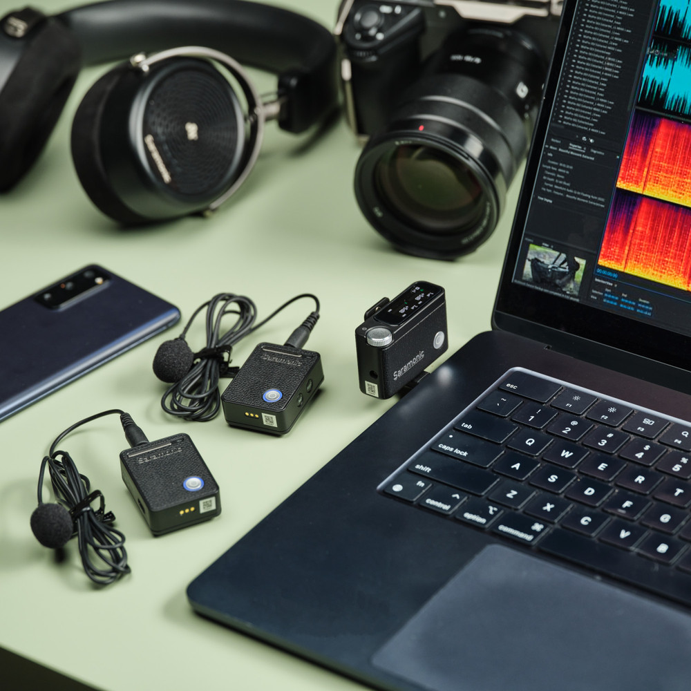 Saramonic Ultra | Universal Dual Wireless Mic System with 32-bit Recording, Timecode, Noise Cancelling & Lavs (Used)