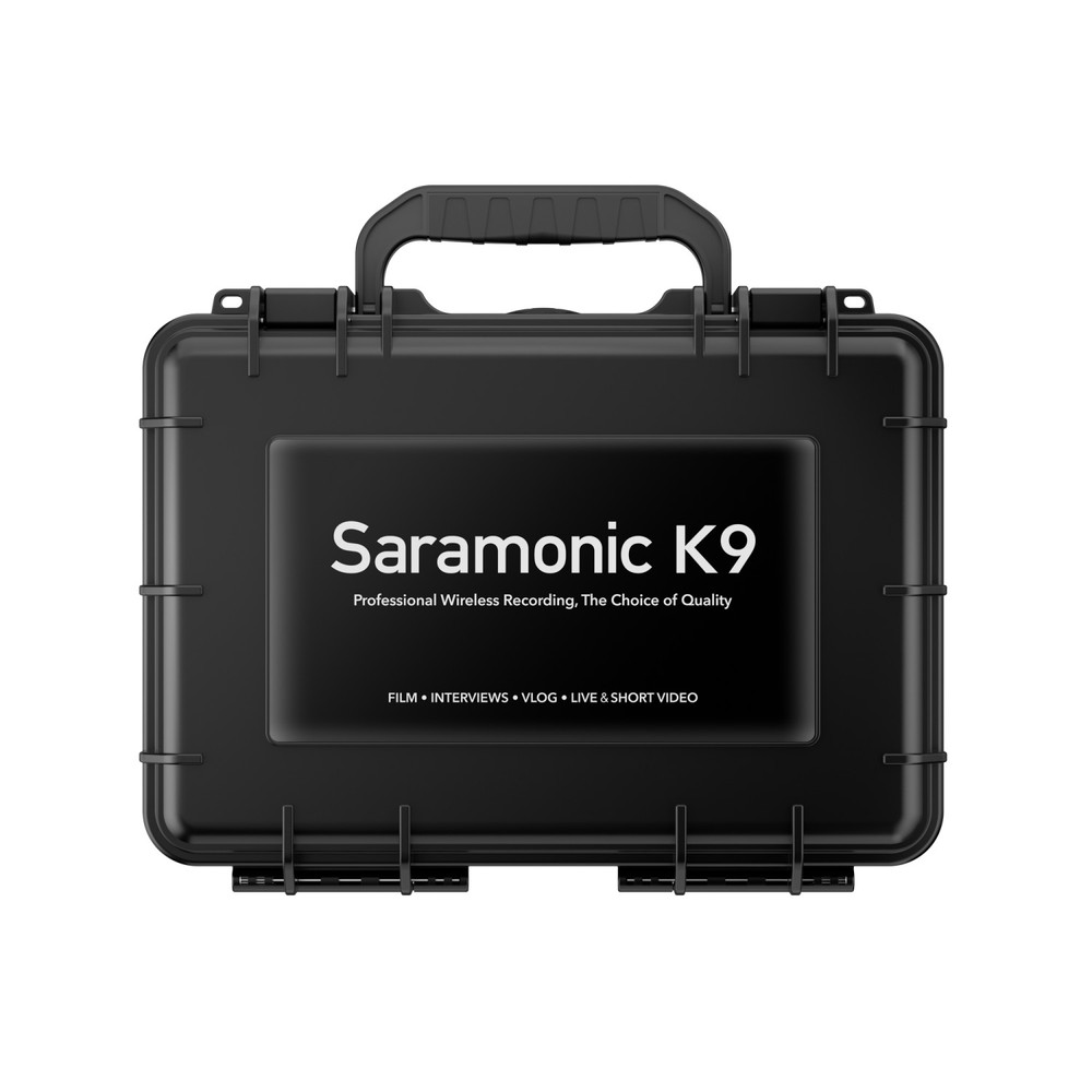 Saramonic K9 Carry Case | Replacement Impact-Proof & Watertight Carry Case for K9-US and K9 Wireless System