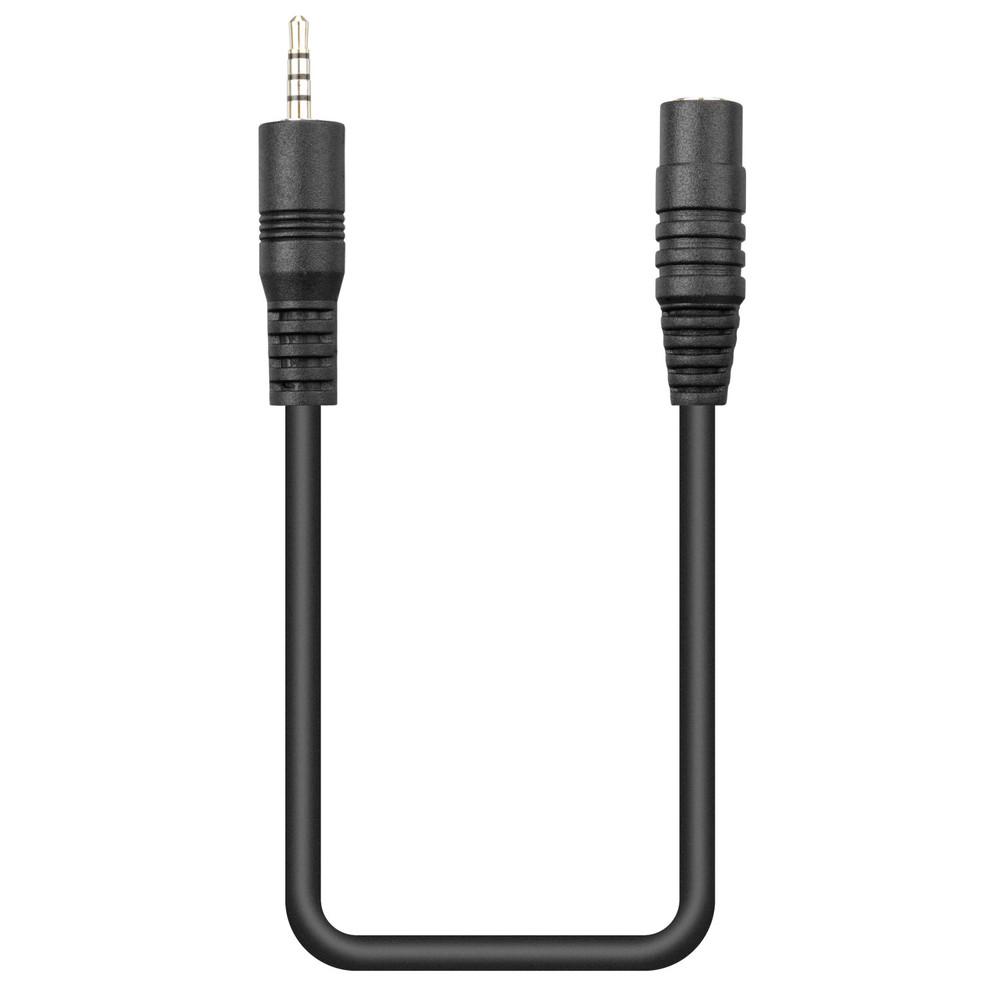Saramonic SR-25C35 3.5mm Female to 2.5mm Male Microphone Adapter Cable for use with Cameras with 2.5mm Input