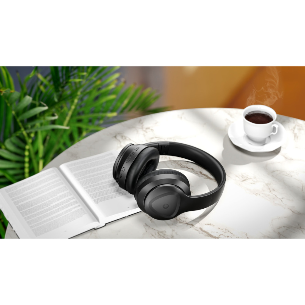 Saramonic SR-BH600 Wireless BT 5.0 ANC Noise-Cancelling Over-Ear Headphones w/ 40mm Drivers & Leather Earpads