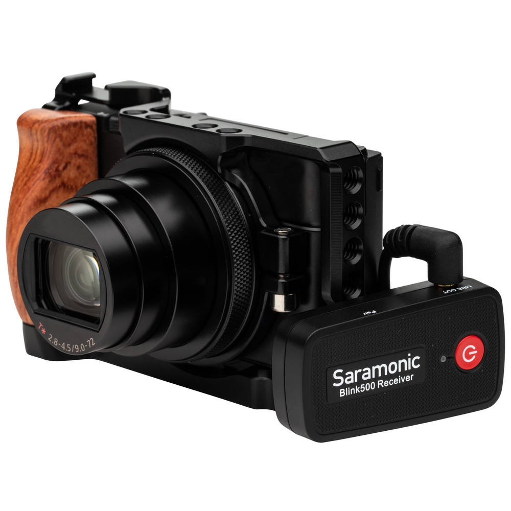 Saramonic Blink 500 RX Dual Camera-Mountable Receiver for Blink 500 Pro Transmitters with TRS & TRRS Cables
