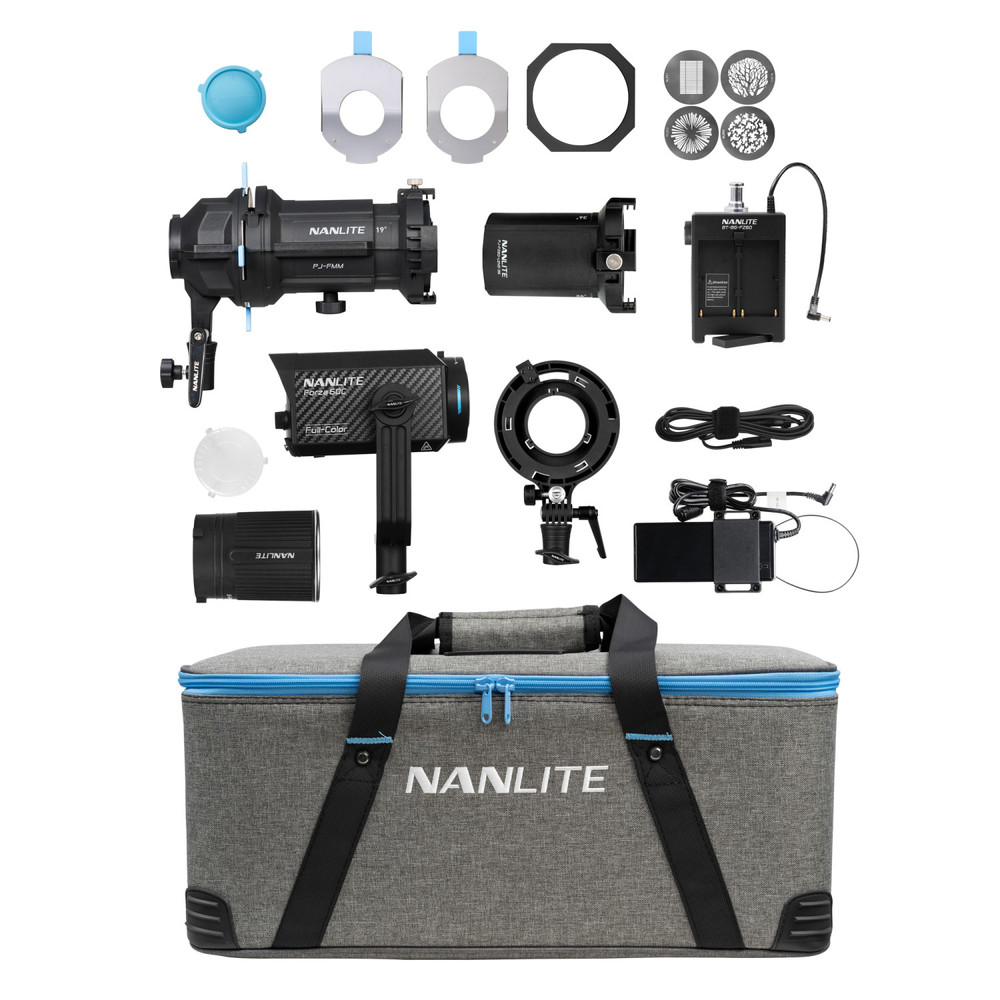 Nanlite Forza 60C Spotlight and Projection Attachment Kit (Open Box)
