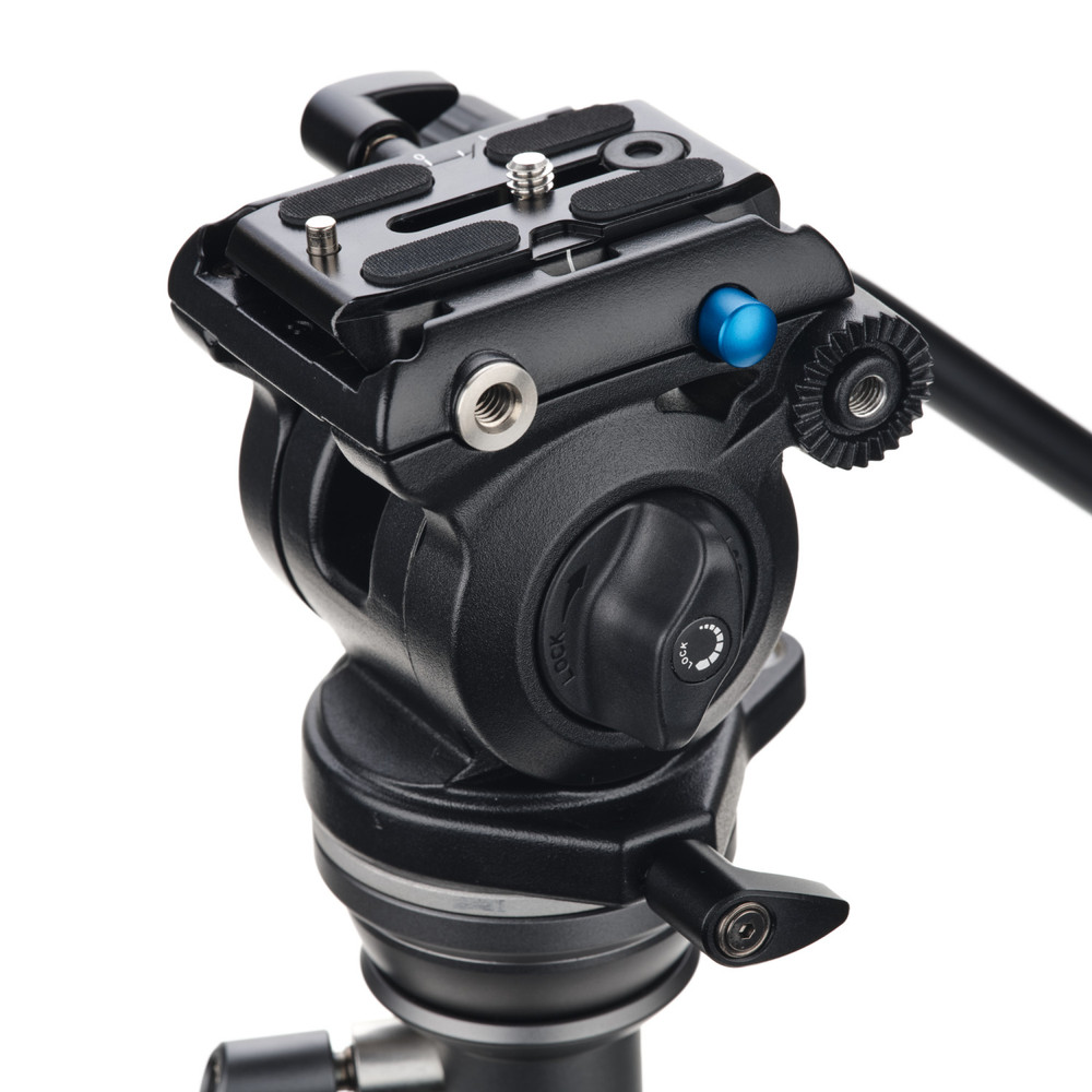 Benro Benro Rhino CF 1 Series, 4 Section Tripod/Monopod FRHN14C with Flip Locks and S2PRO Video Head (Open Box)