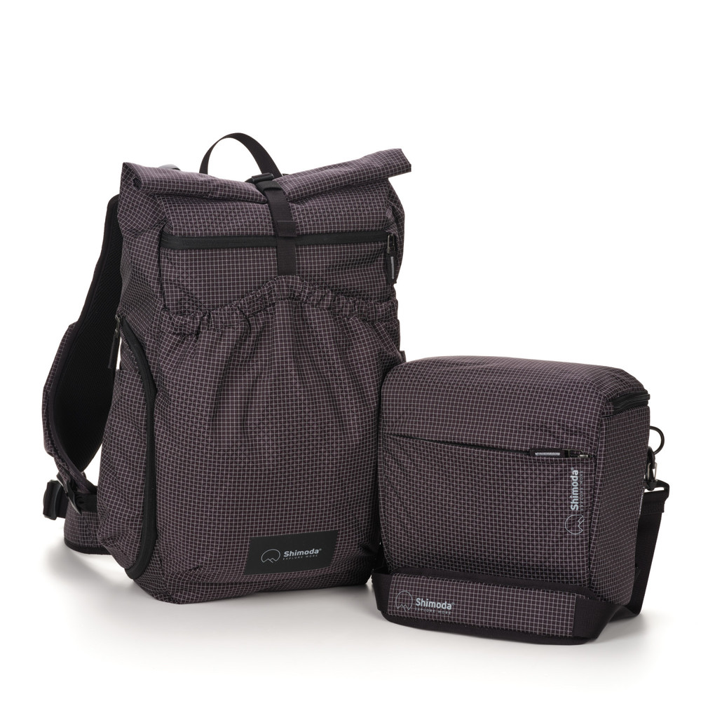 Shimoda Side Lite 22 Women's Starter Kit (w/ Medium Top Loader) - Black/White (Open Box)