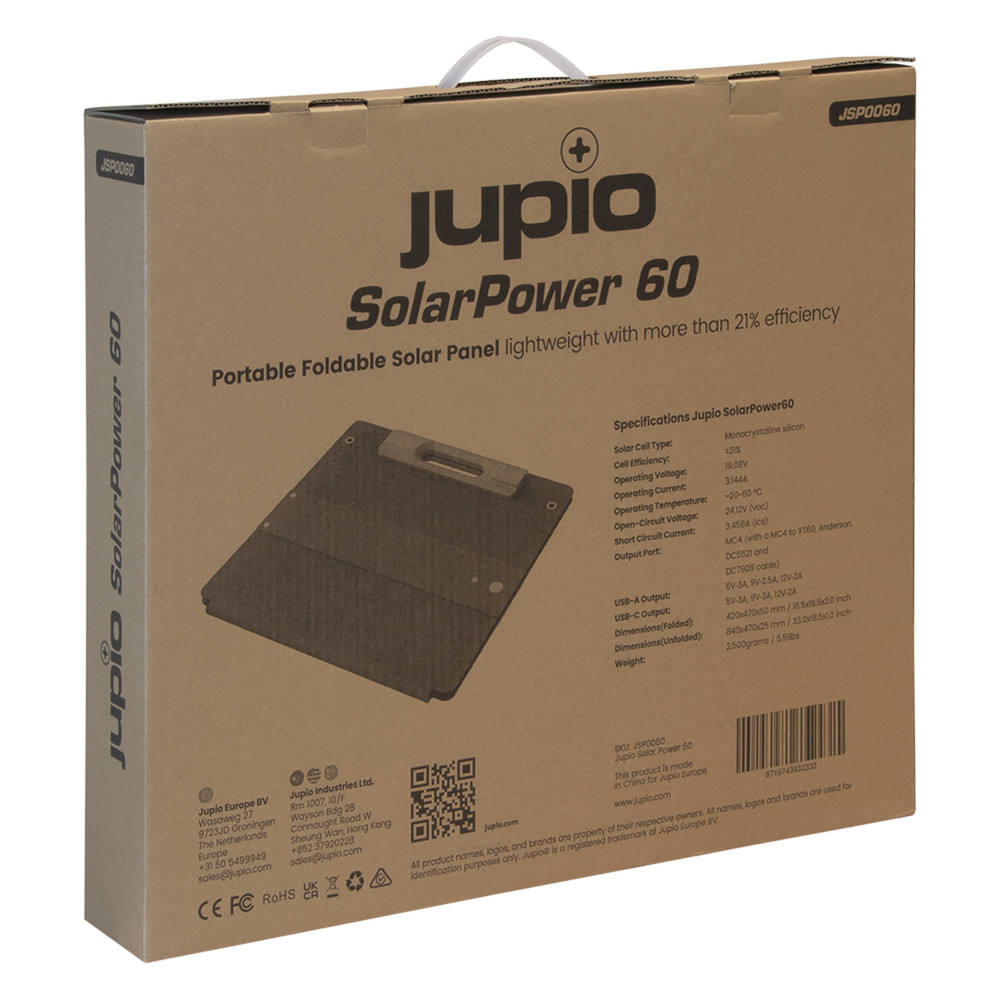 Jupio SolarPower60 (Open Box)